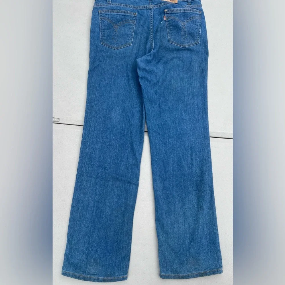 Vintage Levis Action Jeans 36x31 Light Blue Orange Tab Made USA 1990s 40541-4615